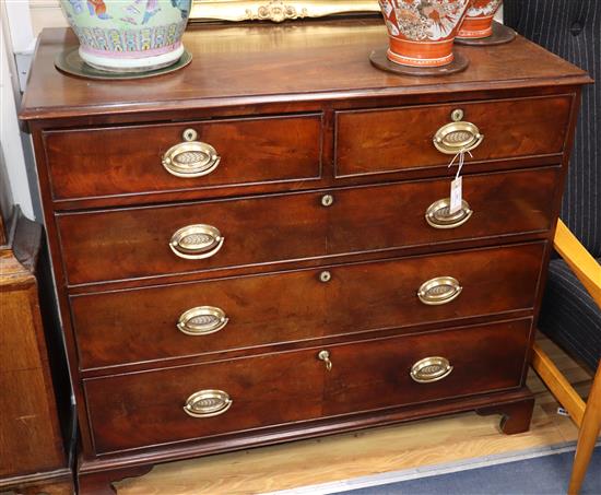 A George II chest of drawers W.103cm